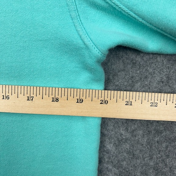 Diamond Supply Sweatshirt Womens Medium Teal‎ Blue Crewneck Pullover Y2K Skate - Picture 9 of 12